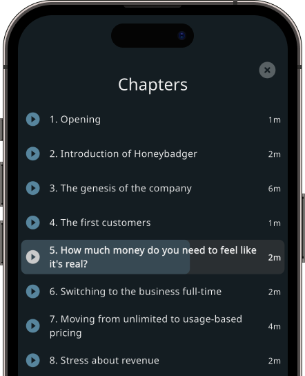 Skip to interesting chapters effortlessly
